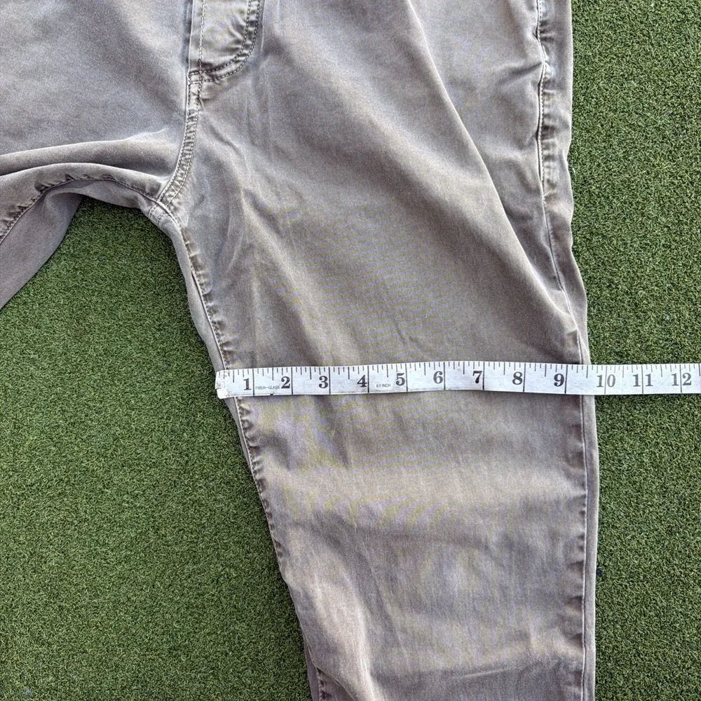 James Perse Brushed Twill 5 Pocket Pants Brown Men 30x31 UNHEMMED Slim $325